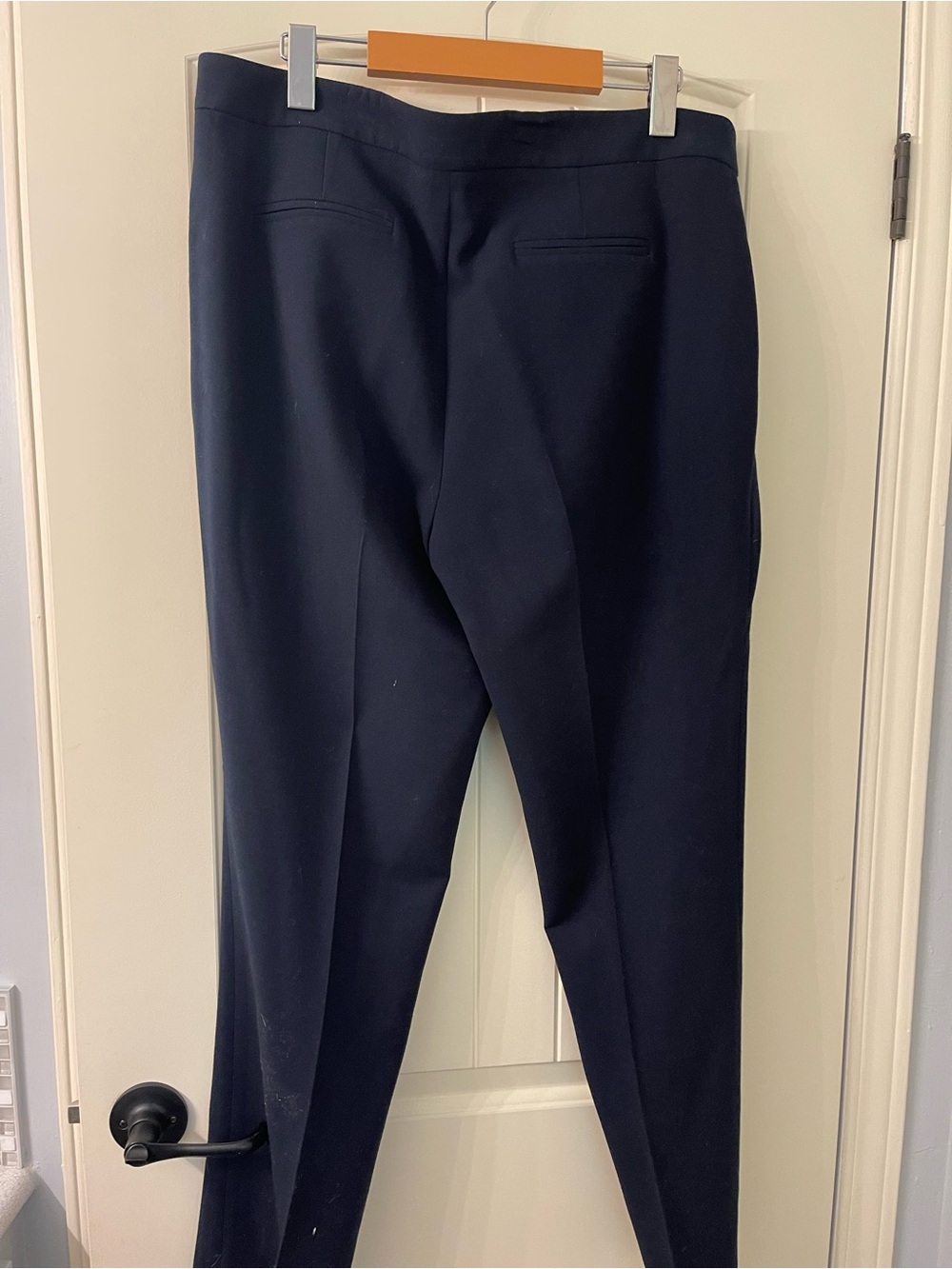 Jones New York Navy Straight Leg Dress Pants with Gold Accent - Picture 4 of 4